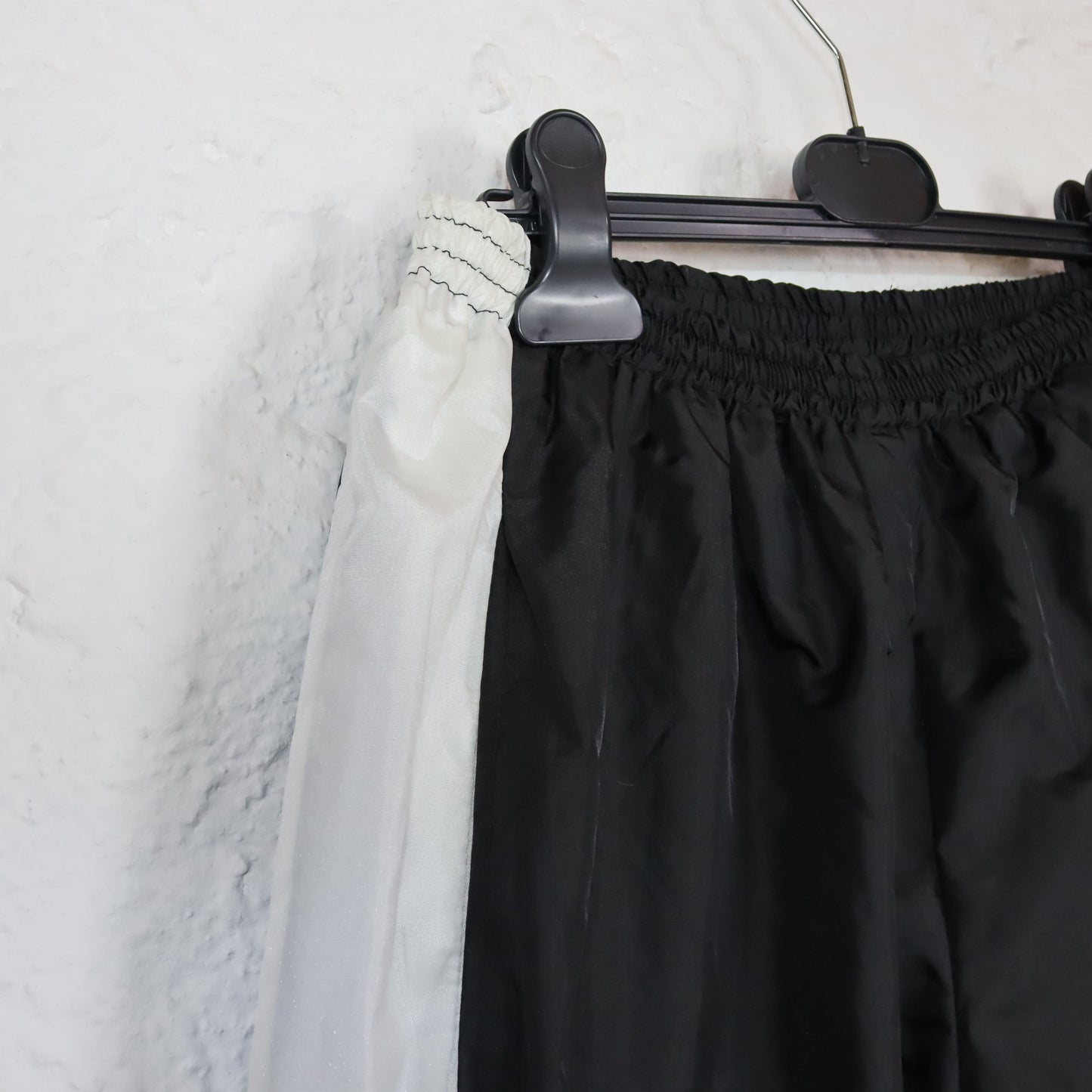 Vintage 80s 90s REEBOK tracksuit bottoms black white M
