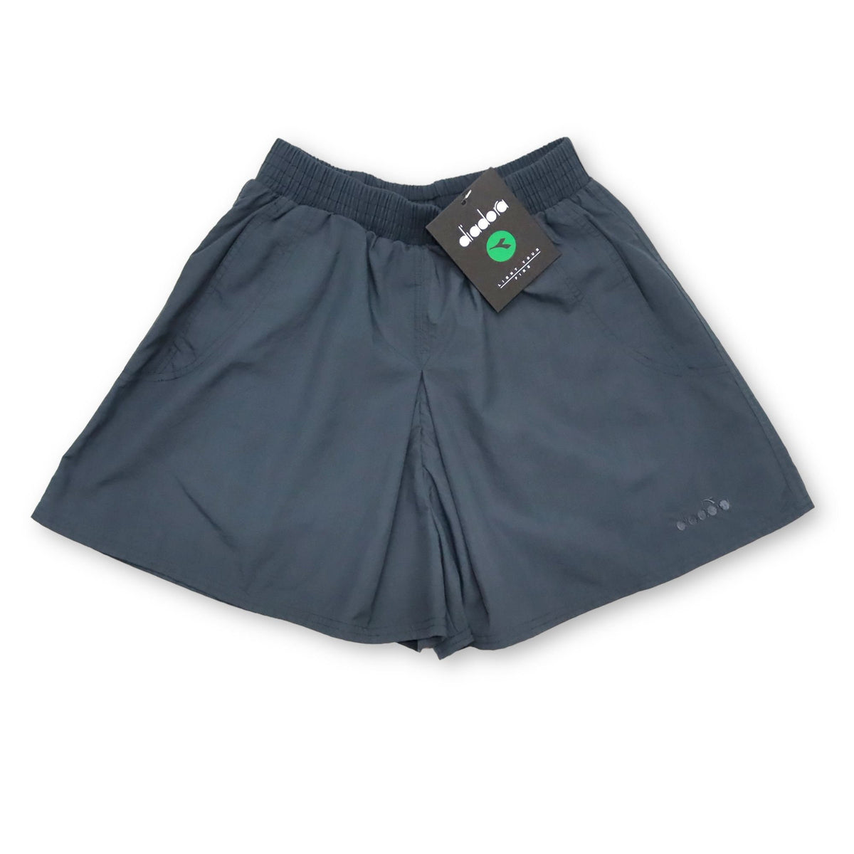 Vintage 80er 90er DIADORA Shorts Hosenrock dunkelgrau Deadstock 36