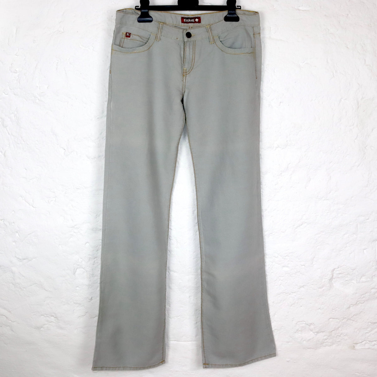 Vintage 90s 00s KILLAH jeans low waist hip pants light blue deadstock W30
