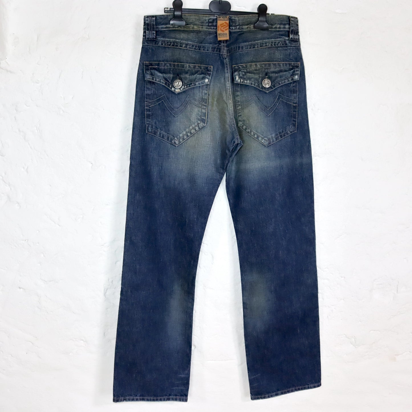 Vintage 90er 00er Y2k MOGUL Baggy Jeans Hose weites Bein Deadstock W31