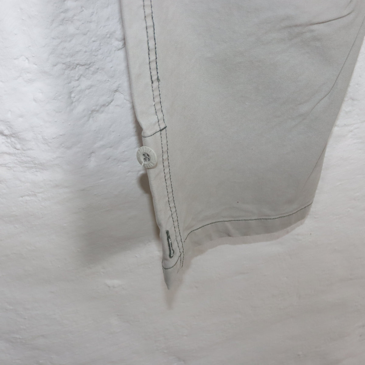 Vintage 80s 90s Y2k DIESEL Baggy Pants Trousers Wide Leg Light Grey Deadstock W32