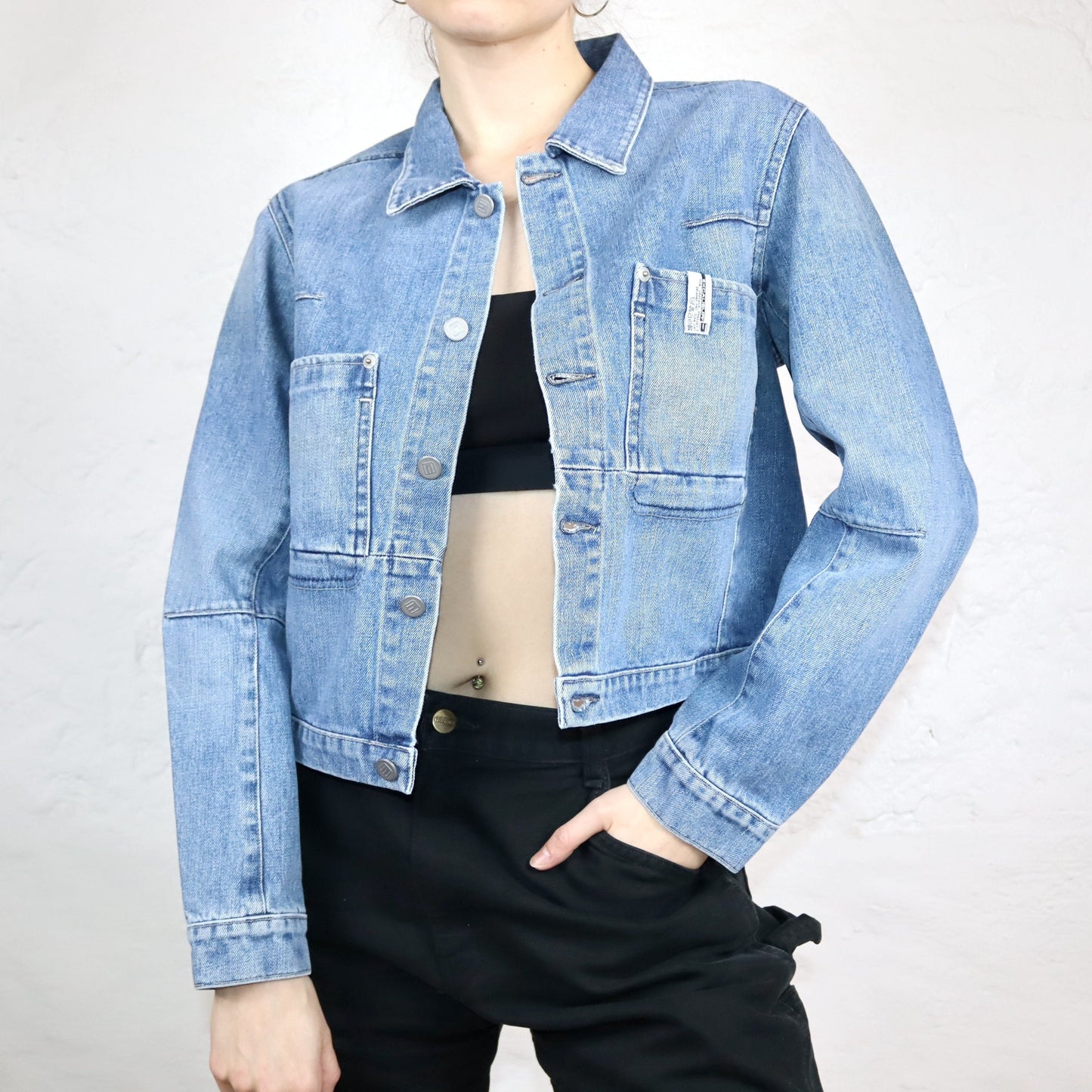 Vintage 90s 00s Y2k EXCALIBUR denim jacket jacket denim deadstock L