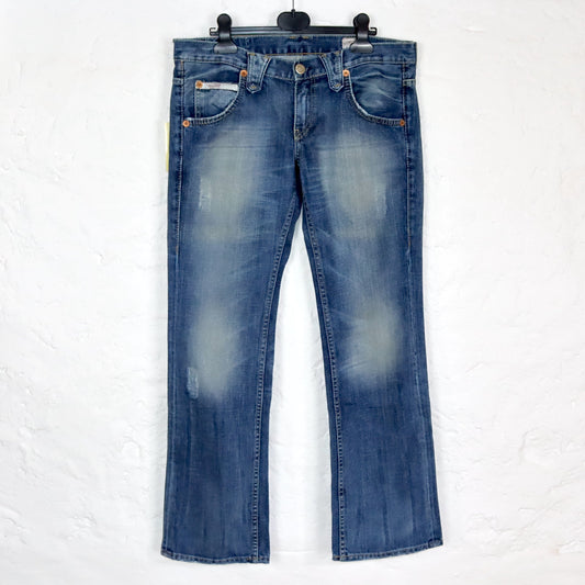 Vintage 90er 00er Y2k HERRLICHER Jeans Hose low waist Hüfthose Deadstock W29 L32