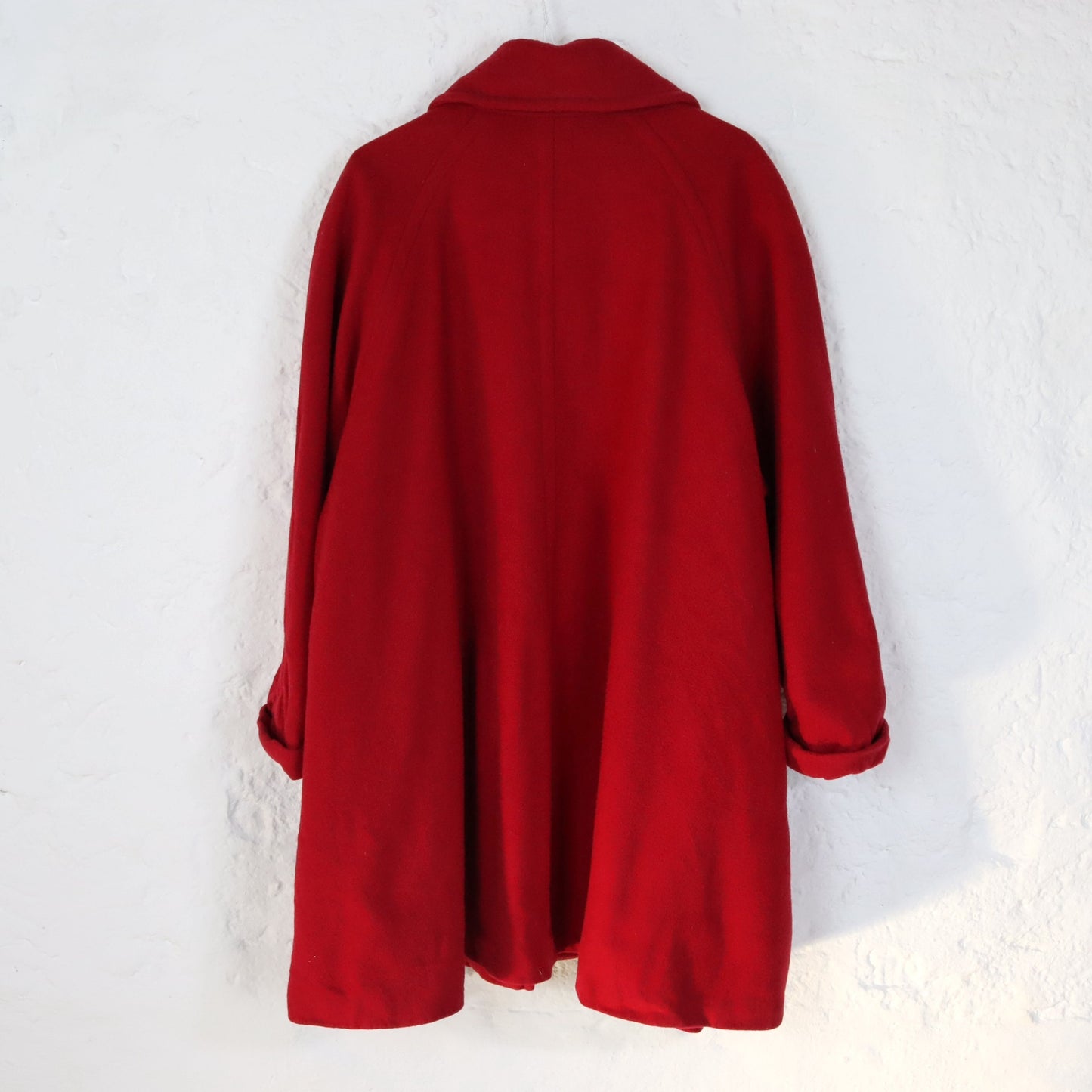 Vintage 80s 90s TIME COLLECTION coat new wool wool coat jacket red 40