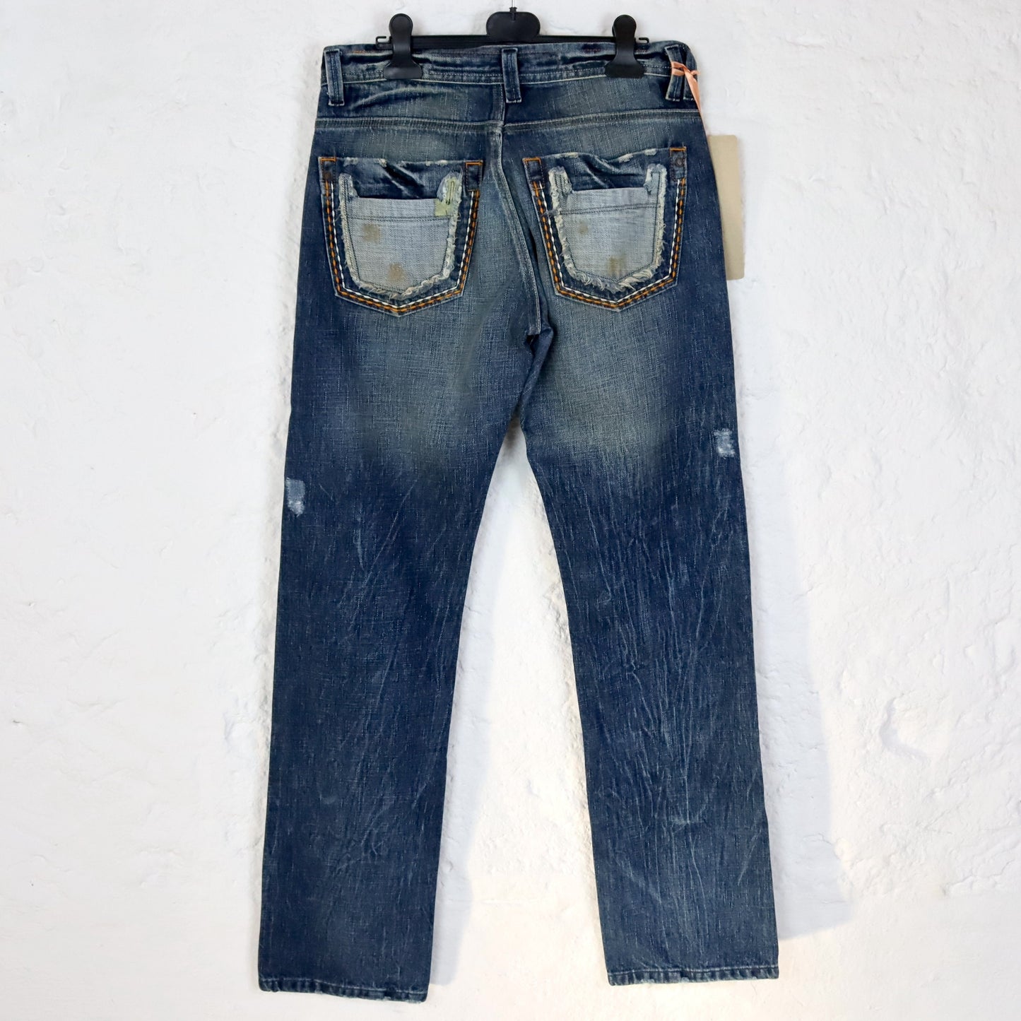 Vintage 90s 00s Y2k CIPO&BAXX jeans baggy low waist straight leg deadstock W32 L33