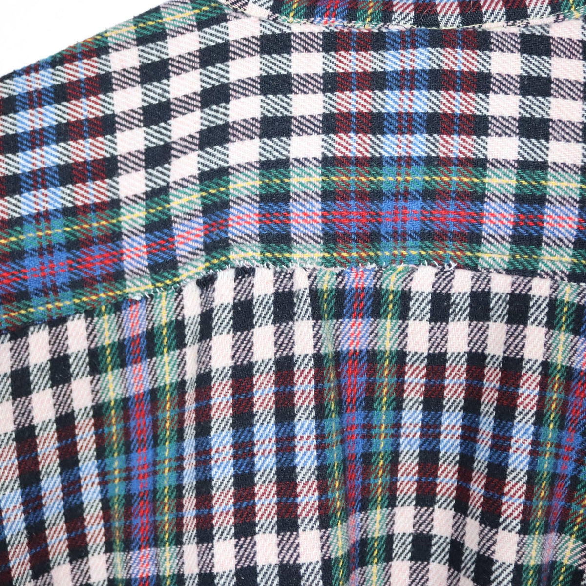 Vintage 80er 90er Flanellhemd Hemd langarm kariert bunt M