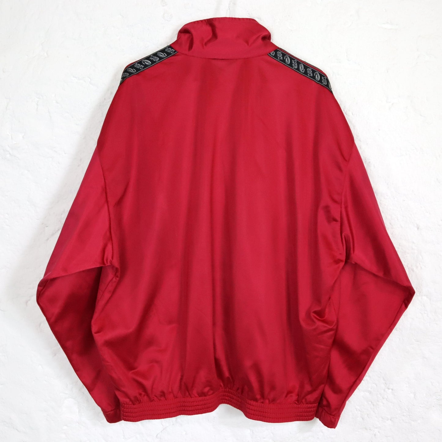 Vintage 80s 90s ASICS tracksuit jacket stand-up collar red XL
