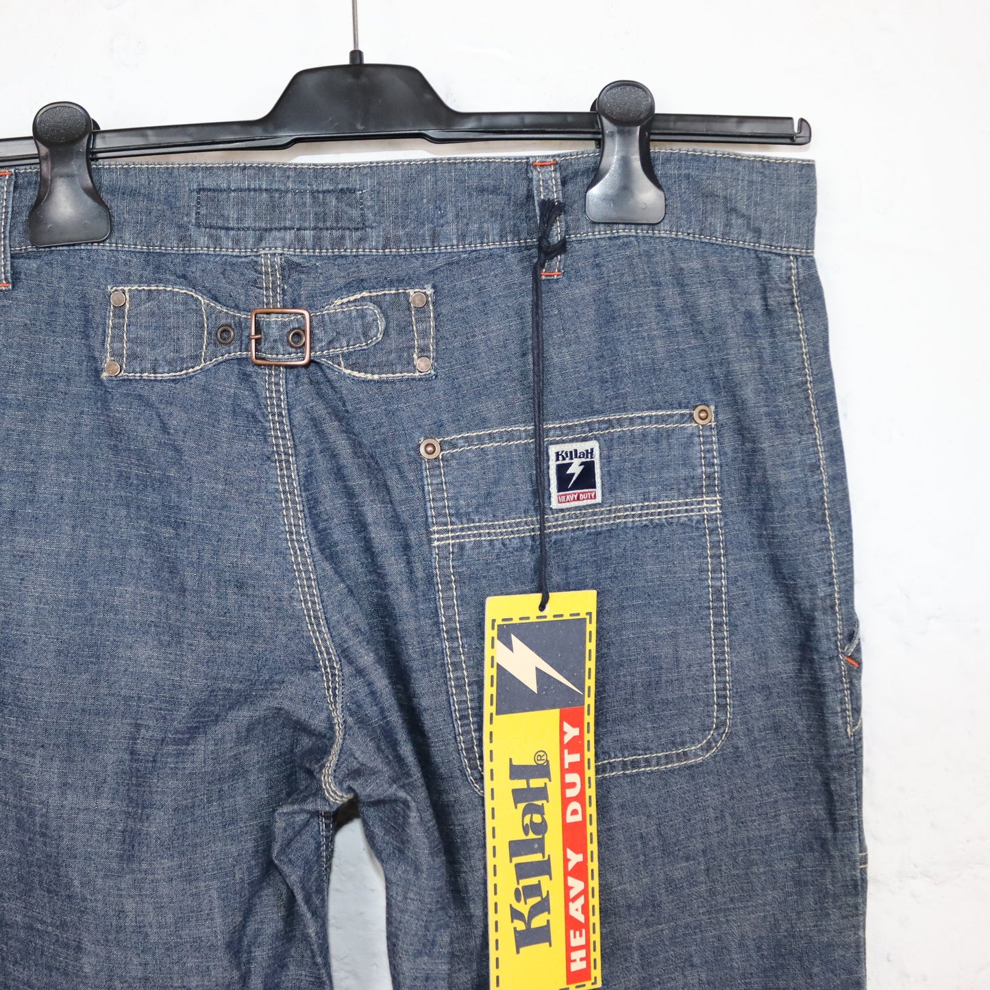 Vintage 90er 00er Y2k KILLAH Caprihose Jeans Denim Deadstock W32