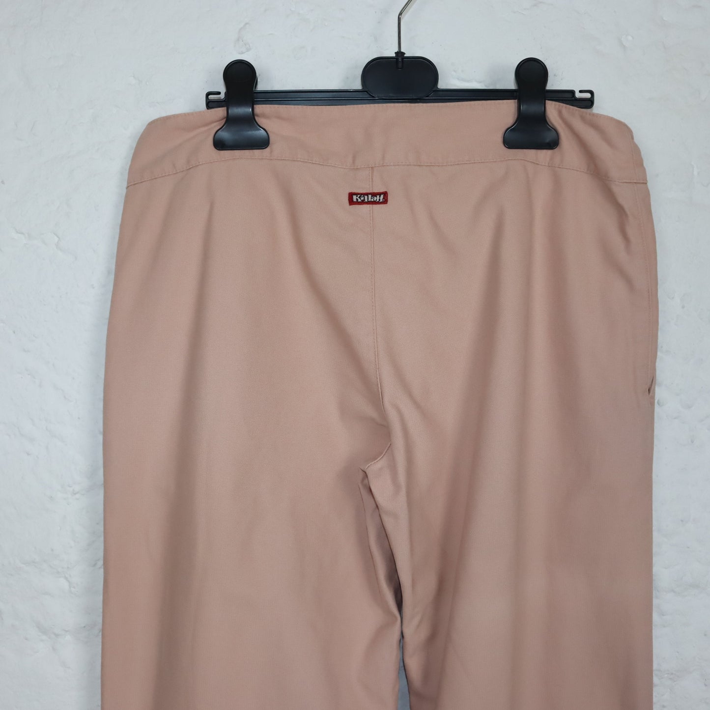 Vintage 90er 00er Y2k KILLAH Hose Schlaghose rosa Reißverschlüsse low waist Deadstock W28