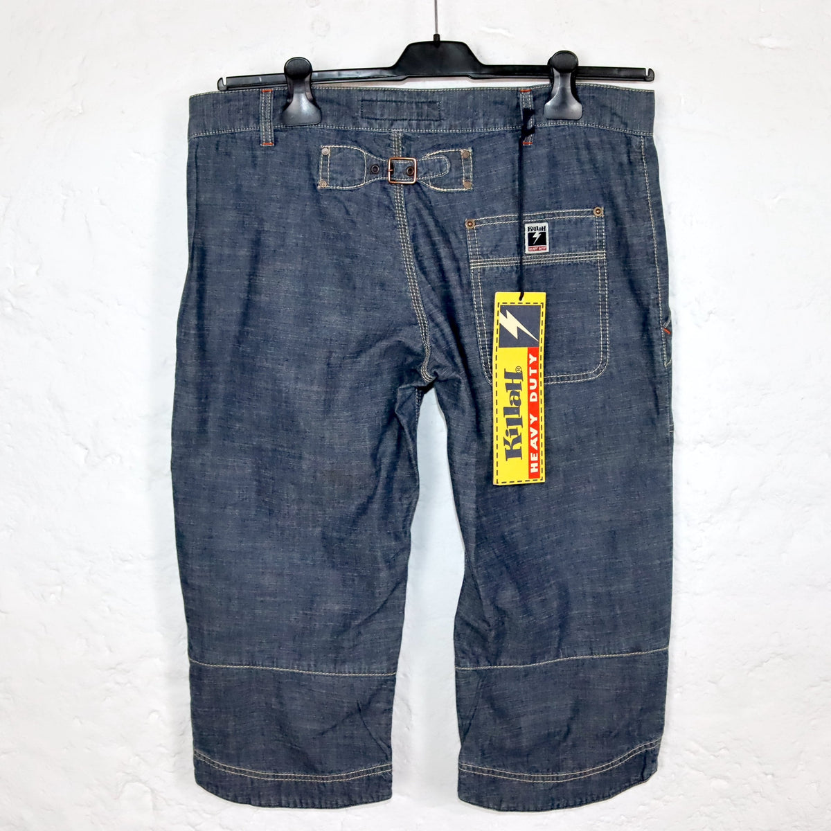 Vintage 90s 00s Y2k KILLAH Capri Pants Jeans Denim Deadstock W32