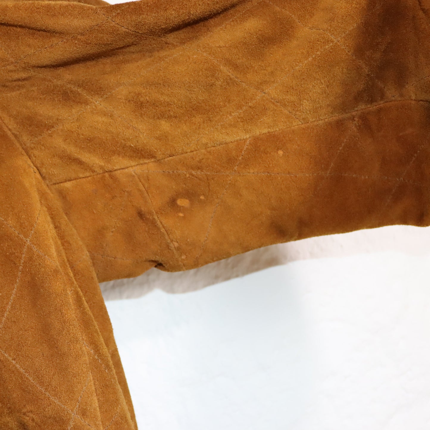 Vintage 80s 90s AMARILLO suede jacket bomber jacket brown leather 48 M