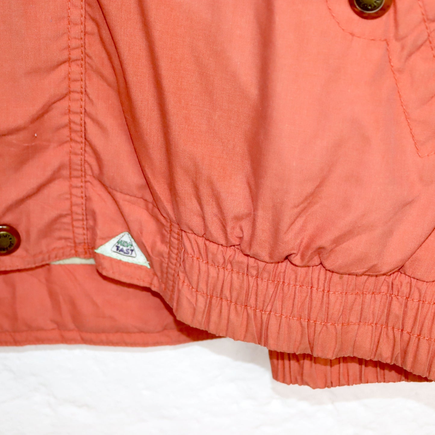 Vintage 80s 90s NEW FAST jacket transition jacket lightly lined hood shoulder pads 48 M