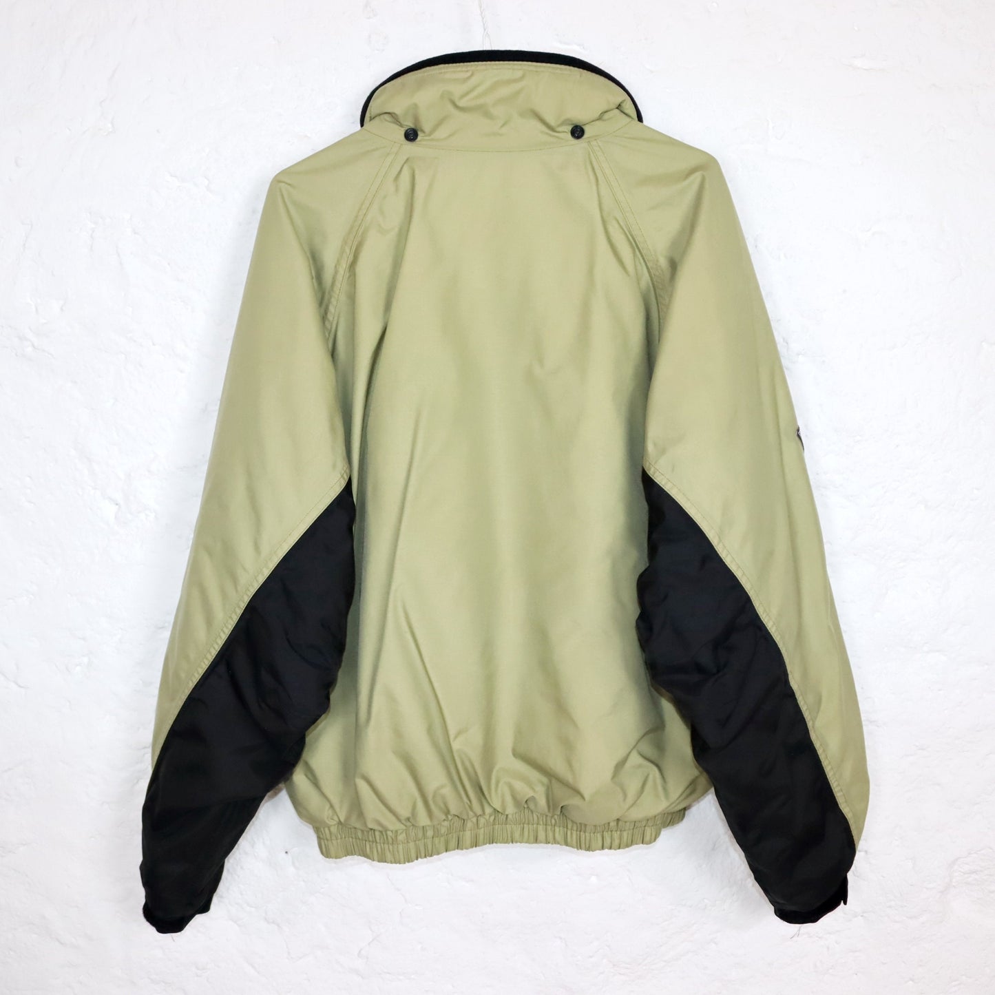 Vintage 80s 90s GREAT BANFF jacket lightly lined stand-up collar khaki black M