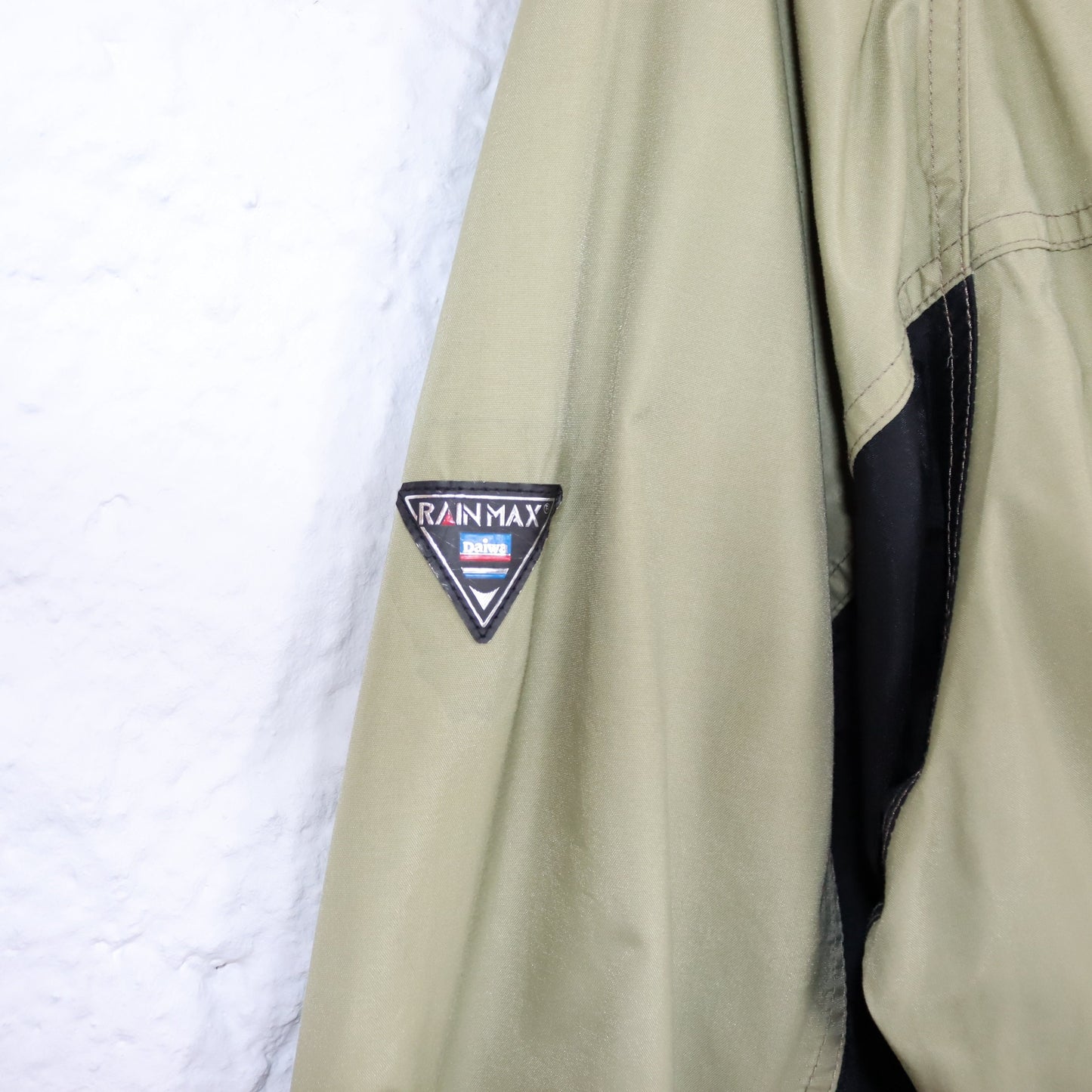 Vintage 80s 90s GREAT BANFF jacket lightly lined stand-up collar khaki black M