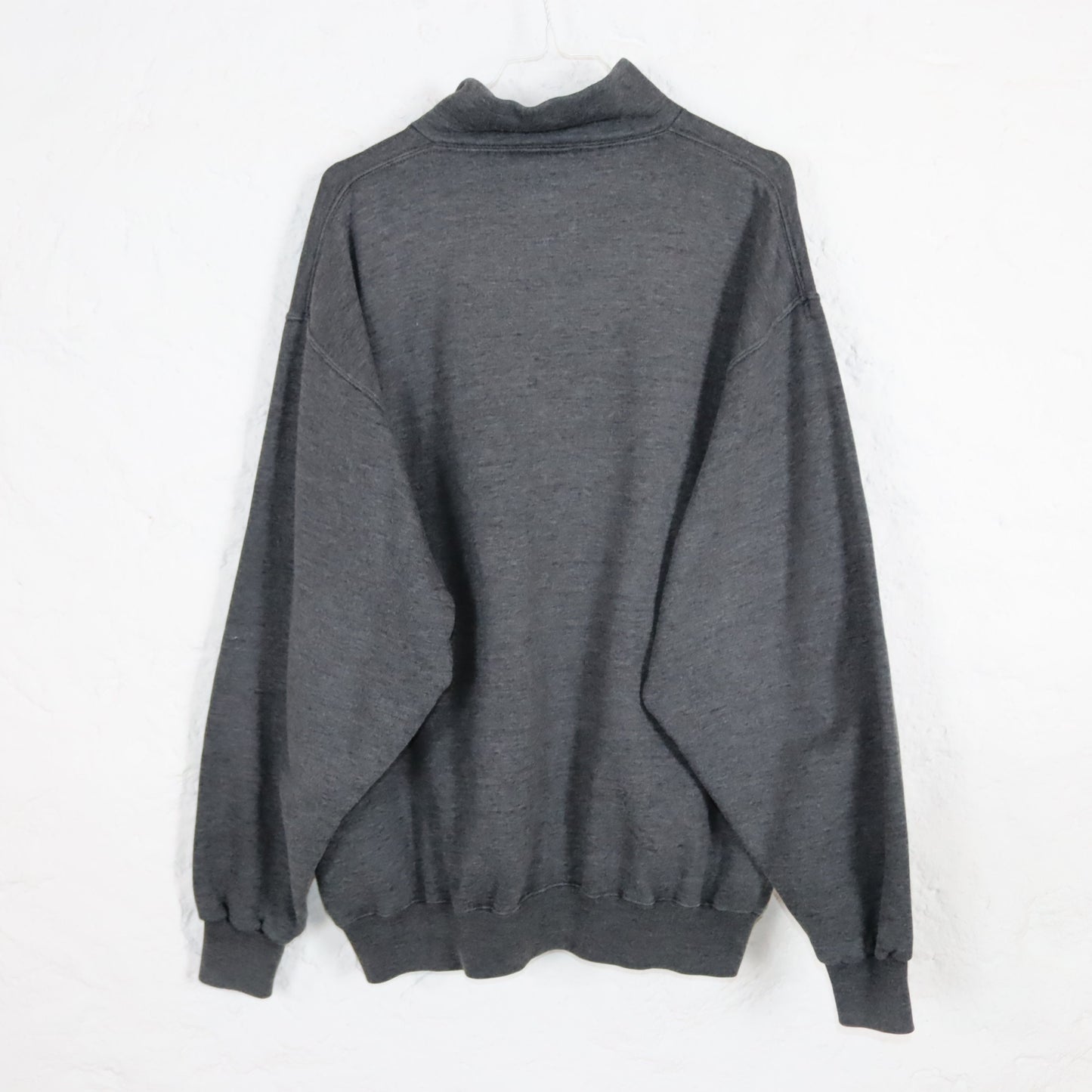 Vintage 80s 90s CHAMPION sweat jacket stand-up collar dark grey XL