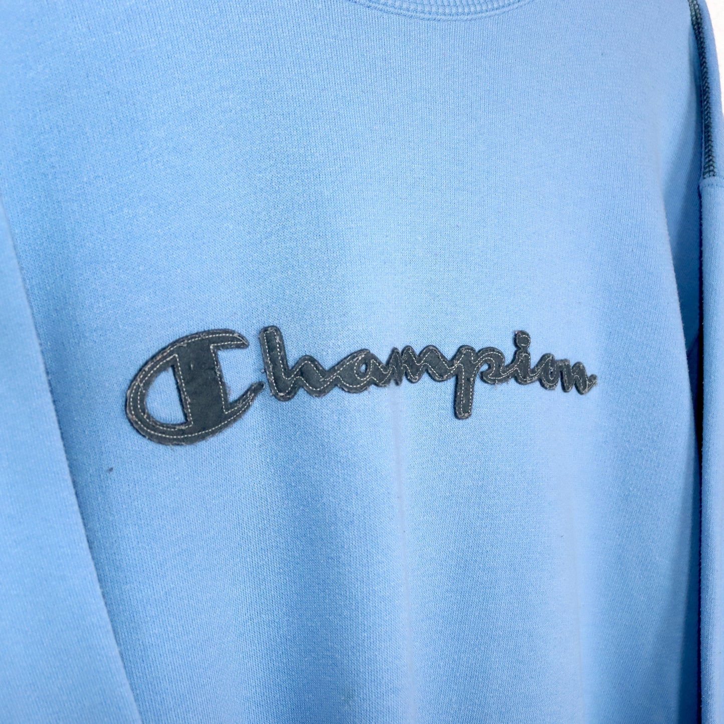 Vintage 80er 90er CHAMPION Sweatshirt Pullover hellblau L