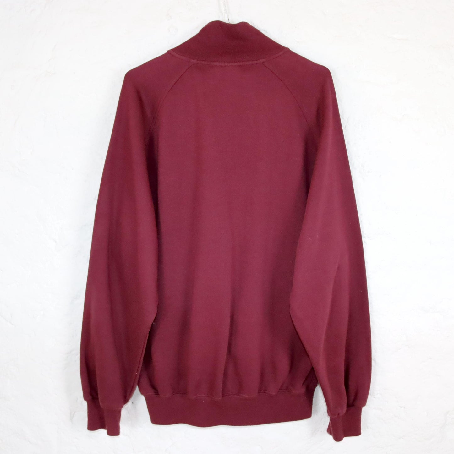 Vintage 80s 90s Y2k KAPPA tracksuit jacket sweat jacket stand-up collar dark red L