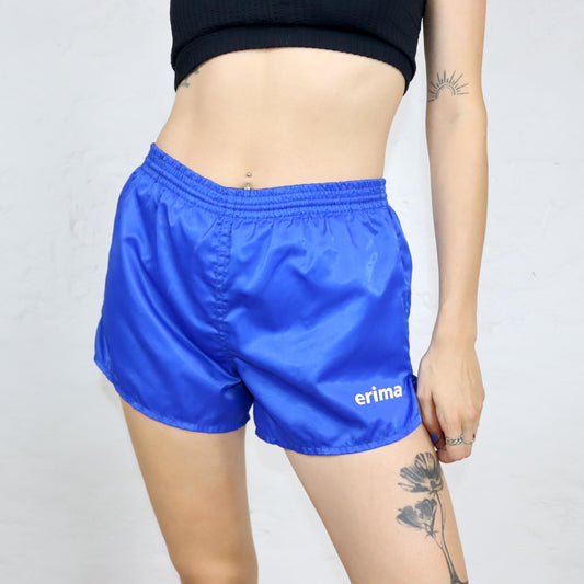 Vintage 80er 90er ERIMA Laufshorts Shorts kurze hose blau M
