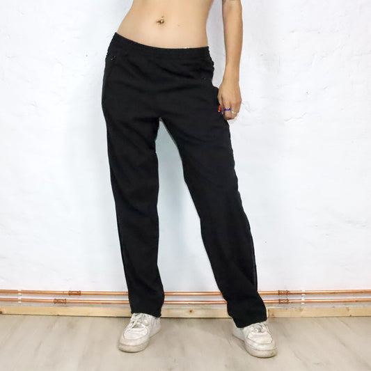 Vintage 80er 90er ADIDAS climacool Jogginghose Trainingshose schwarz M