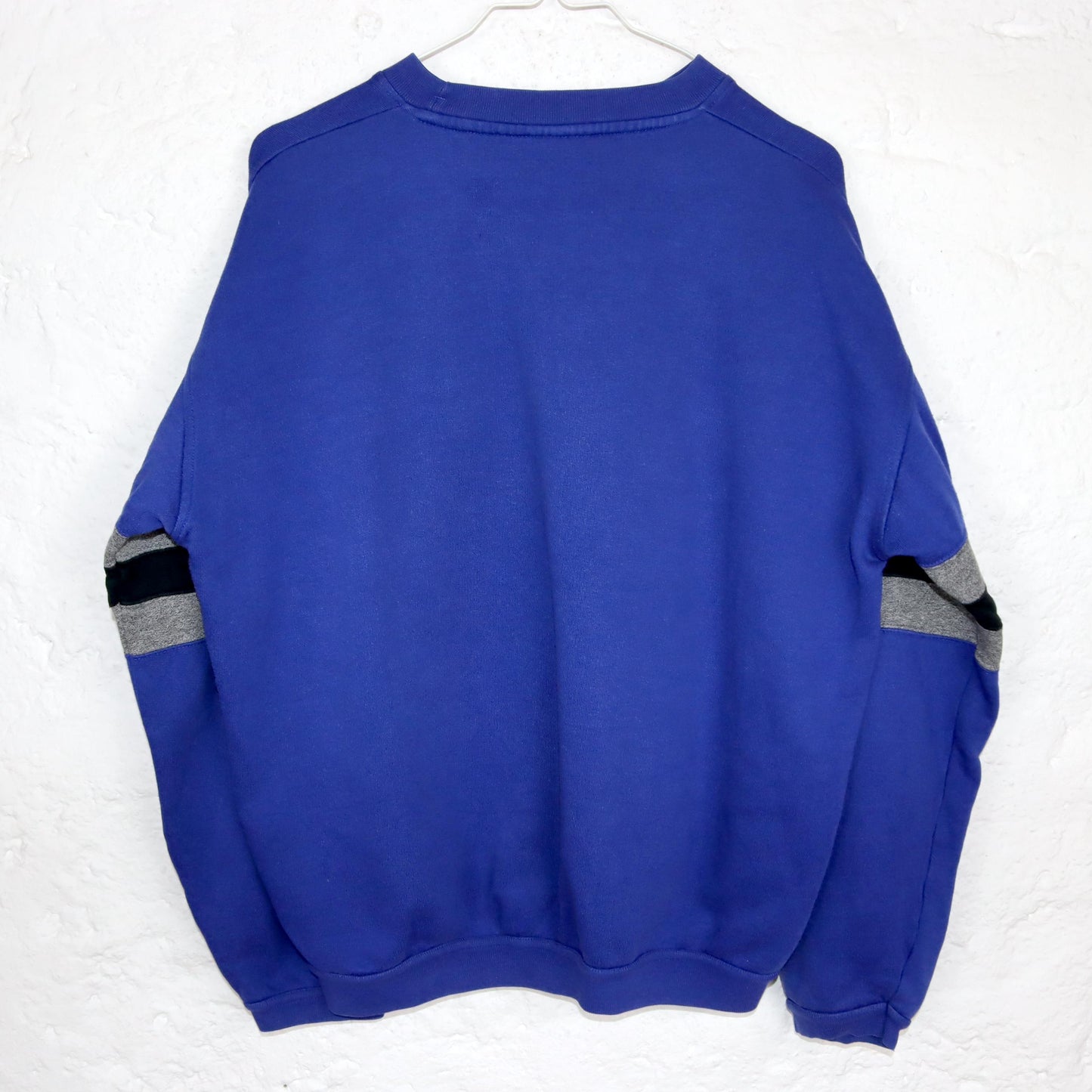 Vintage 80s 90s CHAMPION sweatshirt pullover blue gray black 164 S