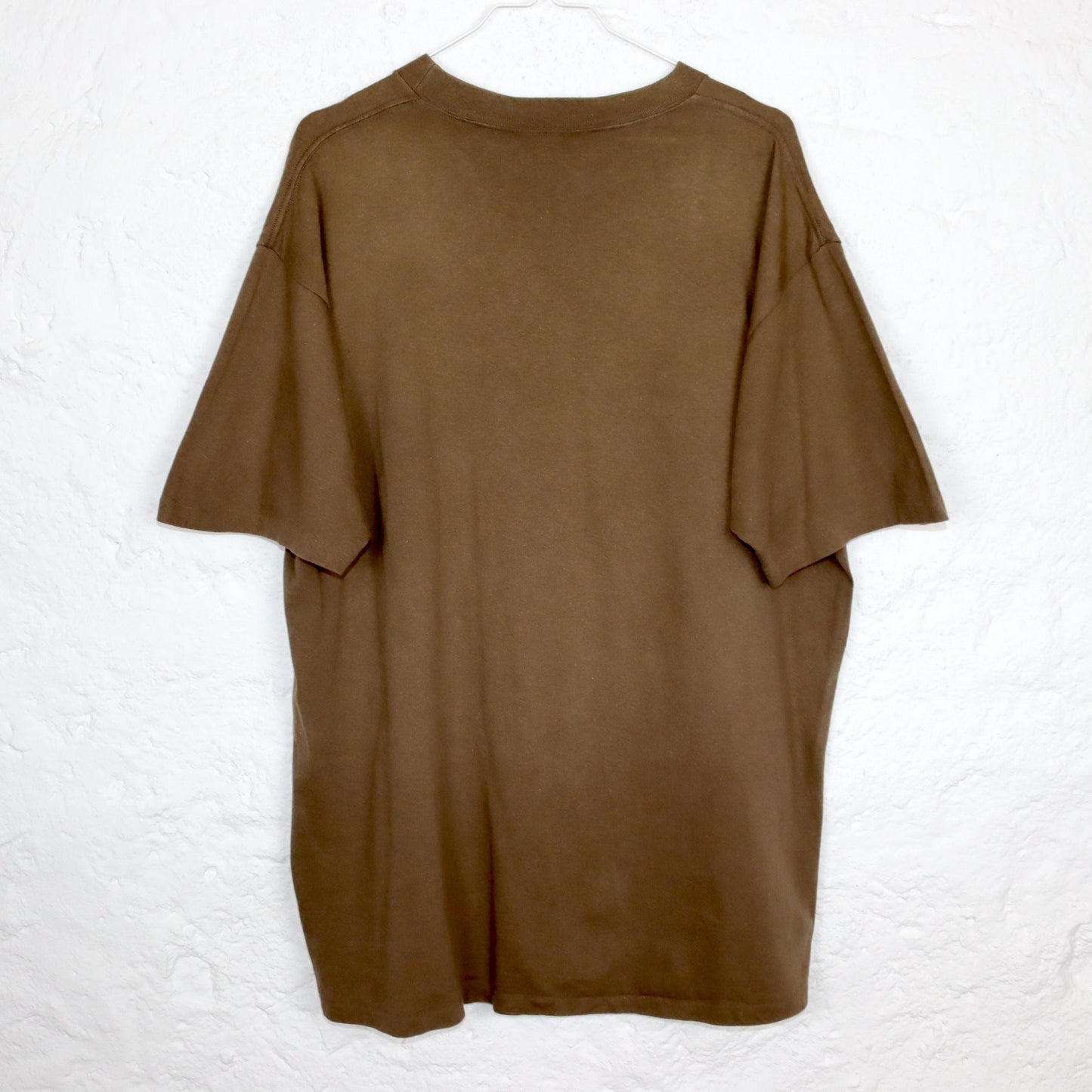 Vintage 80s 90s Rare HARLEY DAVIDSON 3D Emblem 1991 T-Shirt short sleeve brown print single stiched XL