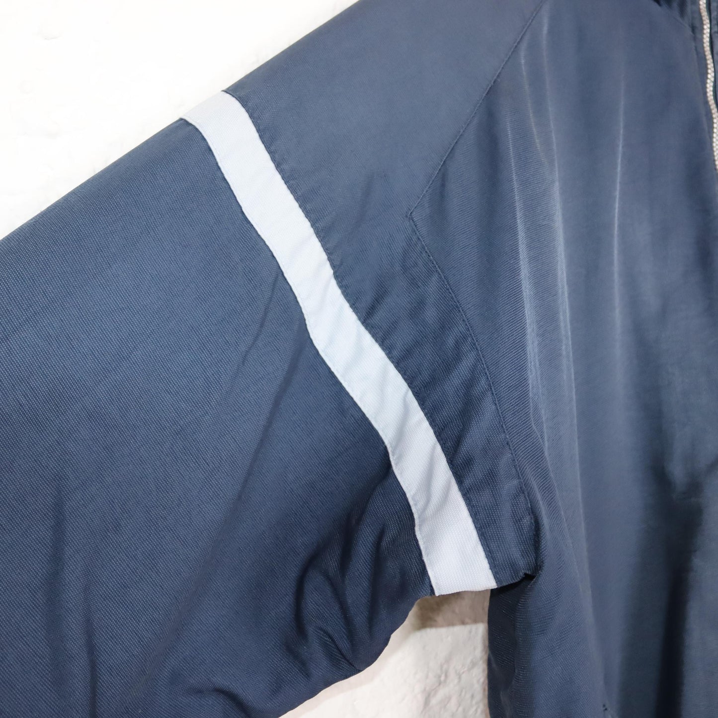Vintage 80s 90s KAPPA jacket lightly lined stand-up collar dark blue 3XL