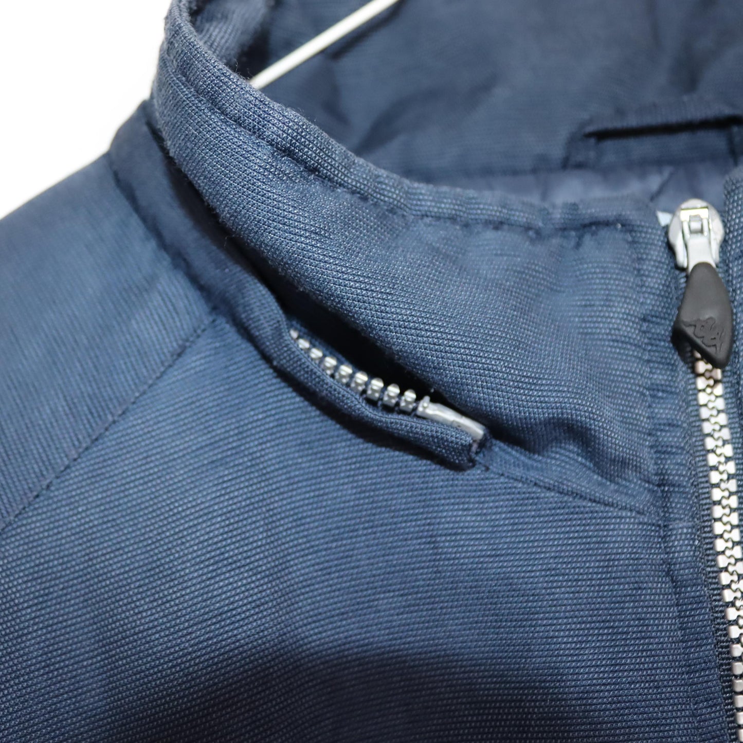 Vintage 80s 90s KAPPA jacket lightly lined stand-up collar dark blue 3XL