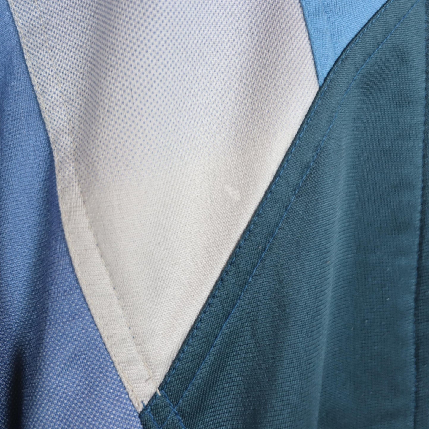 Vintage 80s 90s LOTTO tracksuit jacket stand-up collar blue grey M