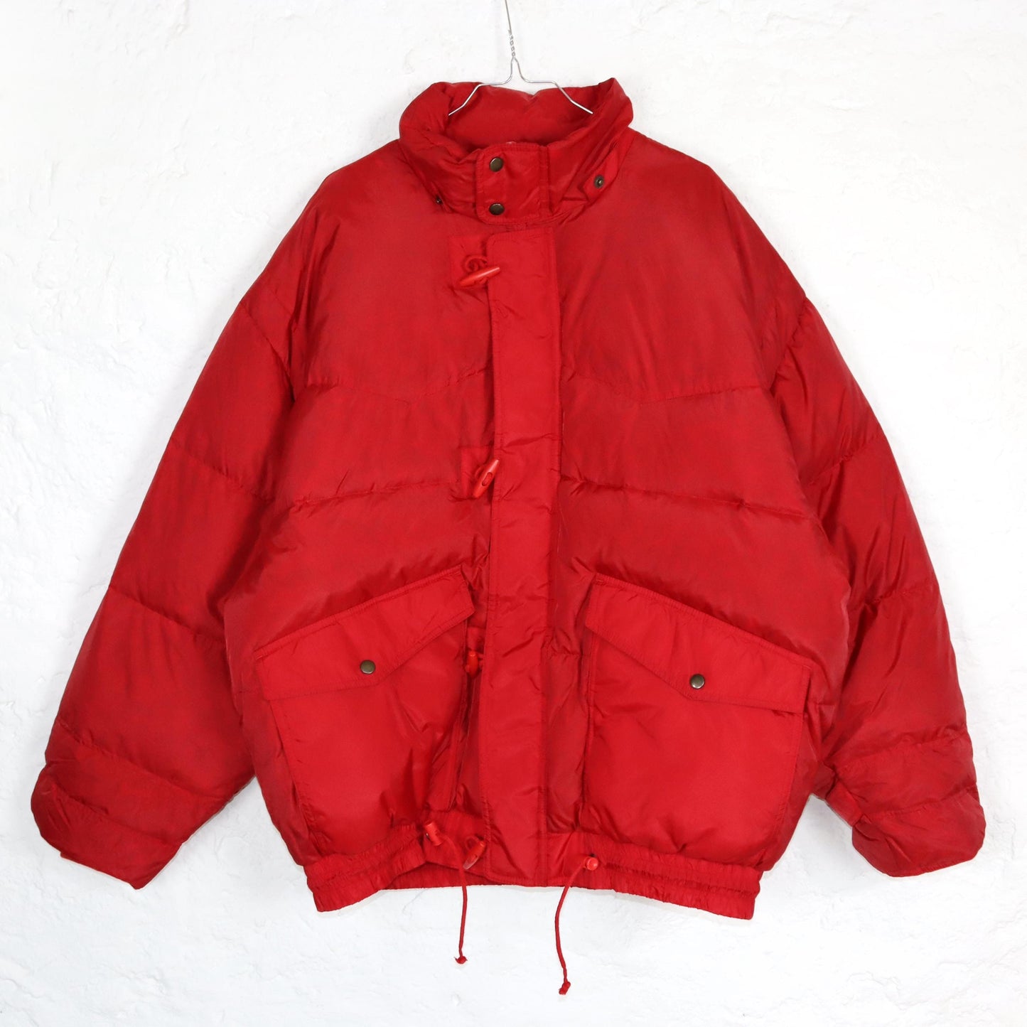 Vintage 80s 90s AMERICAN WEEKEND puffer jacket winter jacket lined red XL