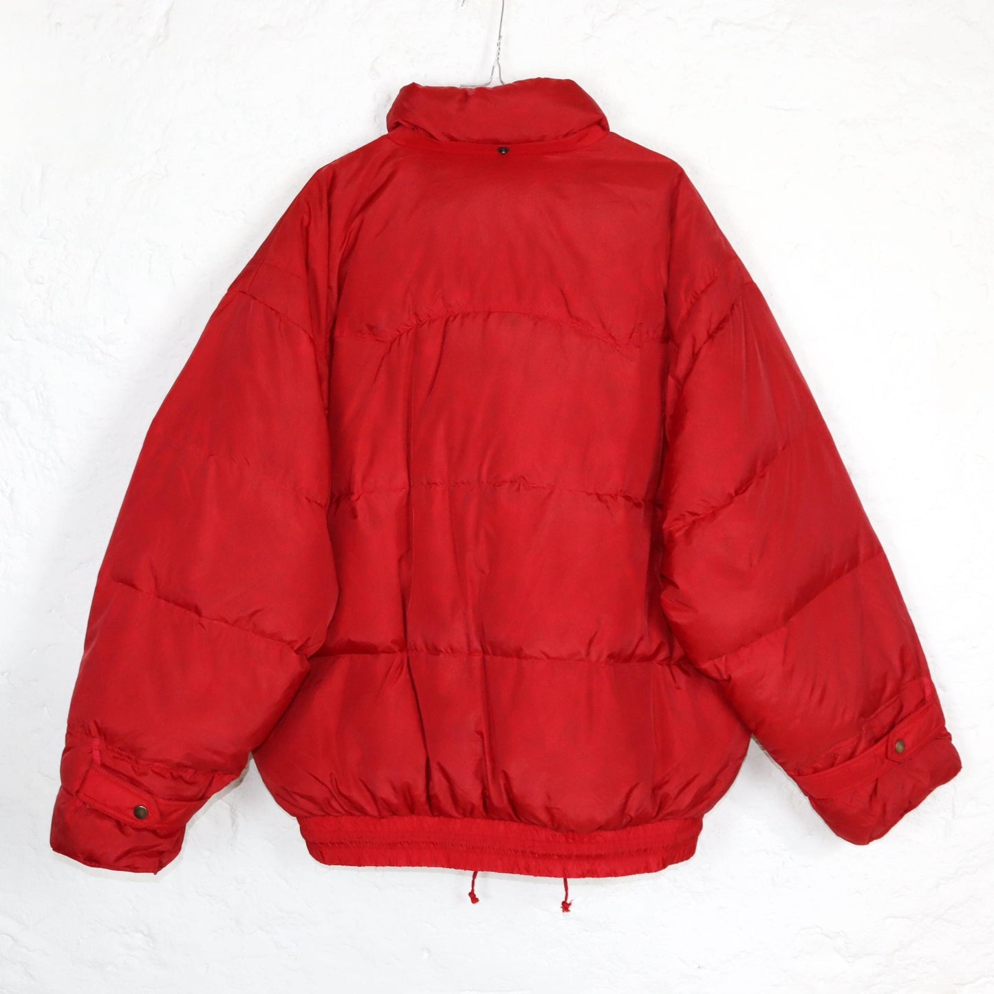 Vintage 80s 90s AMERICAN WEEKEND puffer jacket winter jacket lined red XL