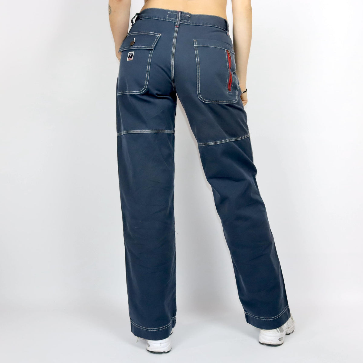 Vintage 90s 00s Y2k KILLAH Baggy Pants Straight Leg Dark Blue Deadstock W29
