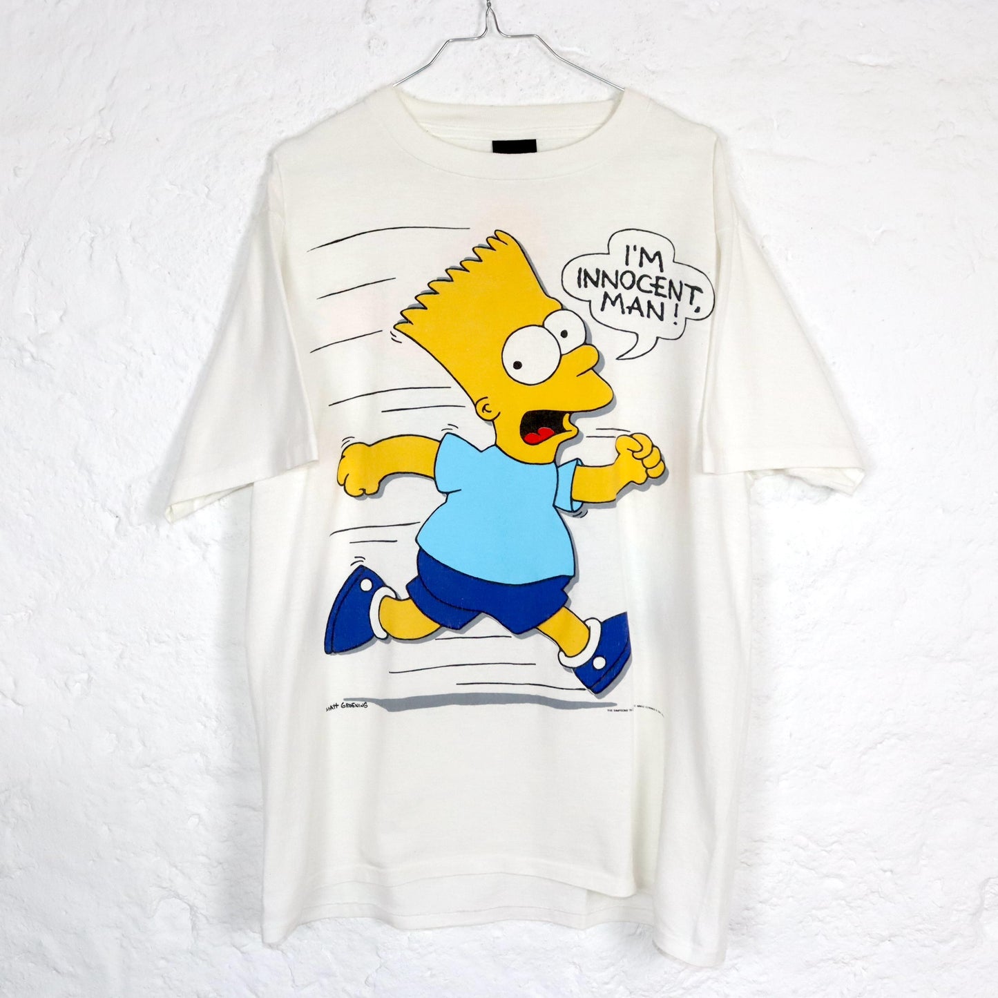 Vintage 80s 90s CHANGES RARE 1990 Simpsons T-shirt short sleeve print Matt Groening single stitch Made in USA L
