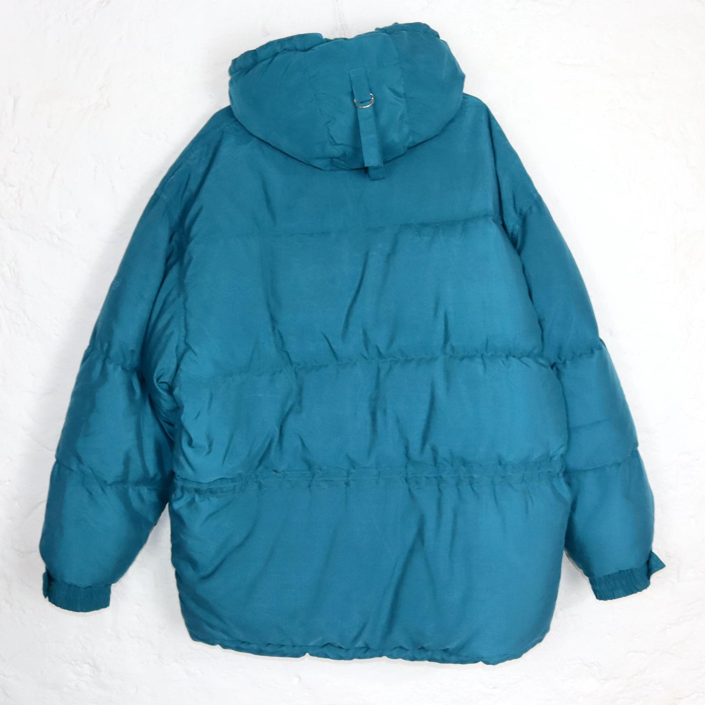 Vintage 80s 90s BRUGI down jacket winter jacket lined puffer jacket blue 56 XXL