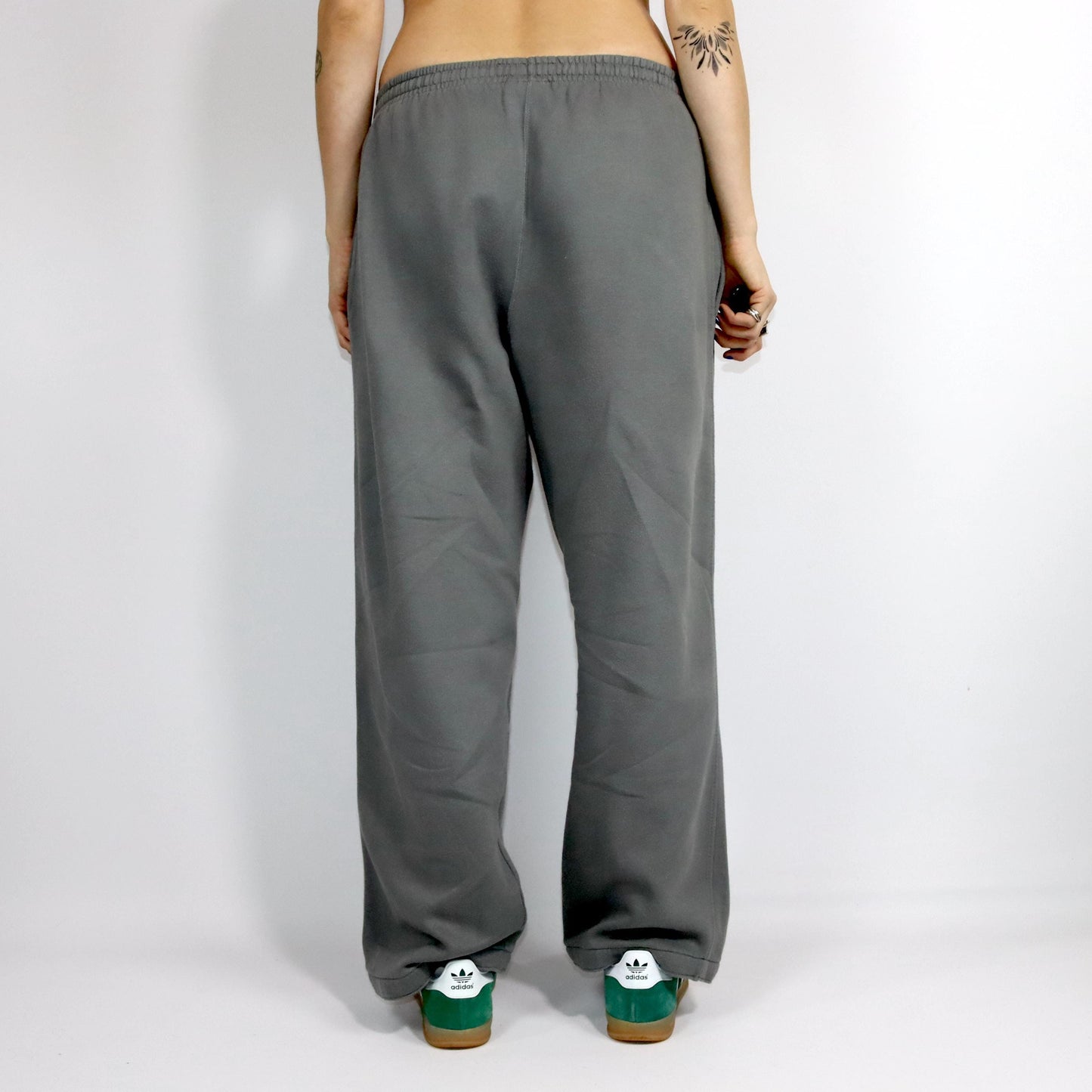 Vintage 80er 90er CHAMPION Jogginghose Trainingshose Baggy weites Bein grau XXL