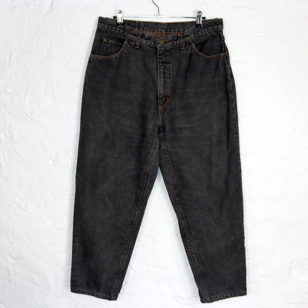 Vintage 80er 90er RIFLE Jeans grau doppellagig Winterjeans W36 L30