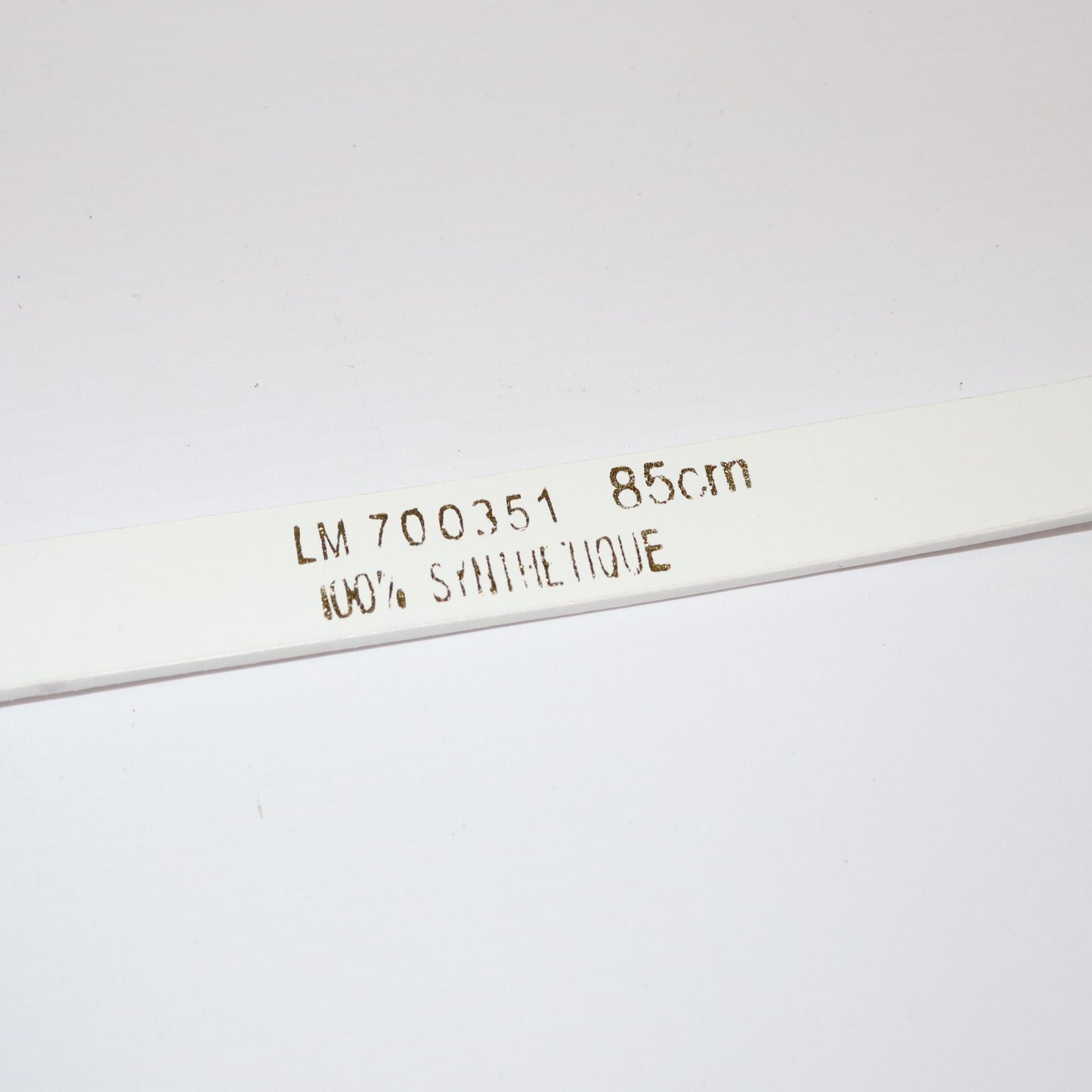 Vintage 80er 90er Y2k schmaler Gürtel silber weiß Schnalle Made in Italy 85 cm