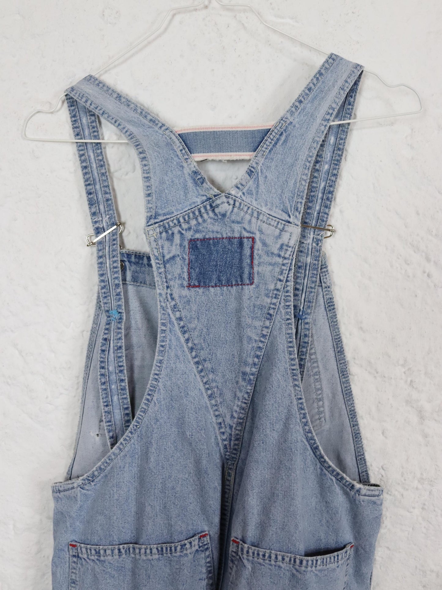 Vintage 80s 90s ENERGIE dungarees one-piece jeans light blue W28