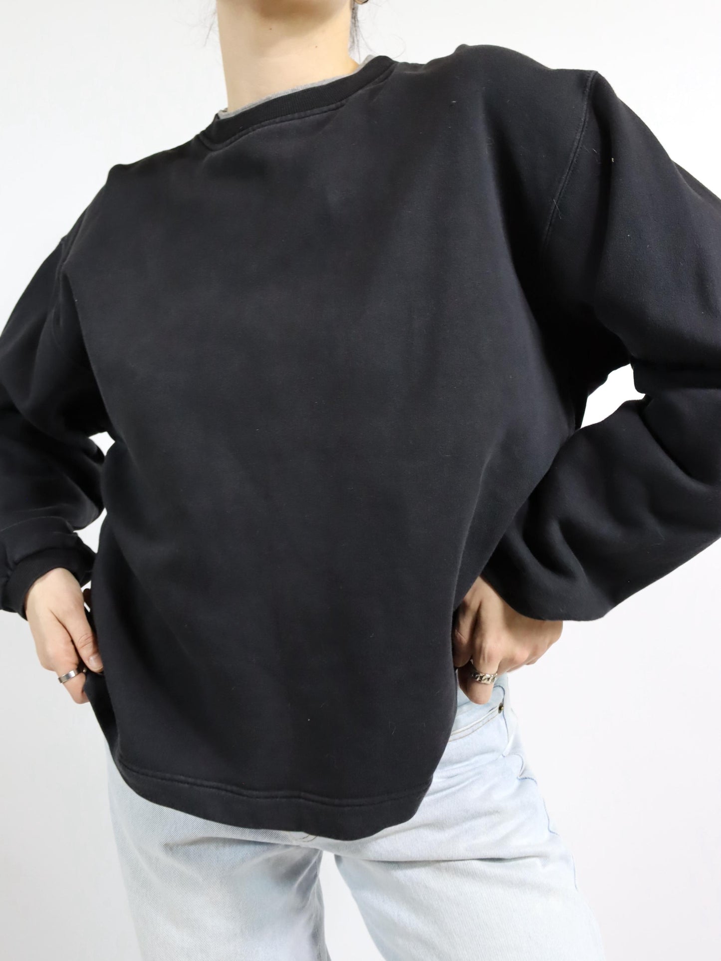 Vintage 80s 90s HOMEBOY sweatshirt sweater black embroidery L