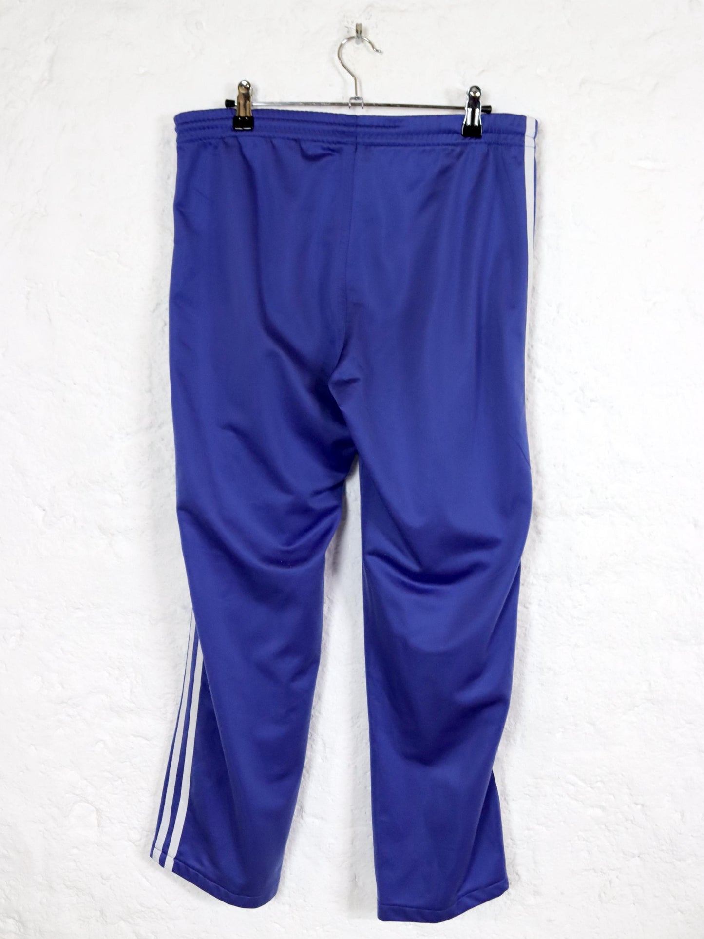 Vintage 80er 90er ADIDAS Trainingshose Hose gerades Bein Flieder D3 S