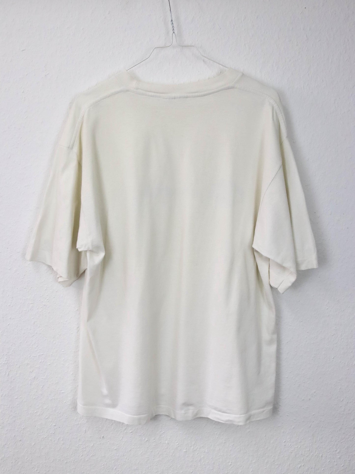 Vintage 80er 90er CHAMPION T-Shirt kurzarm weiß M