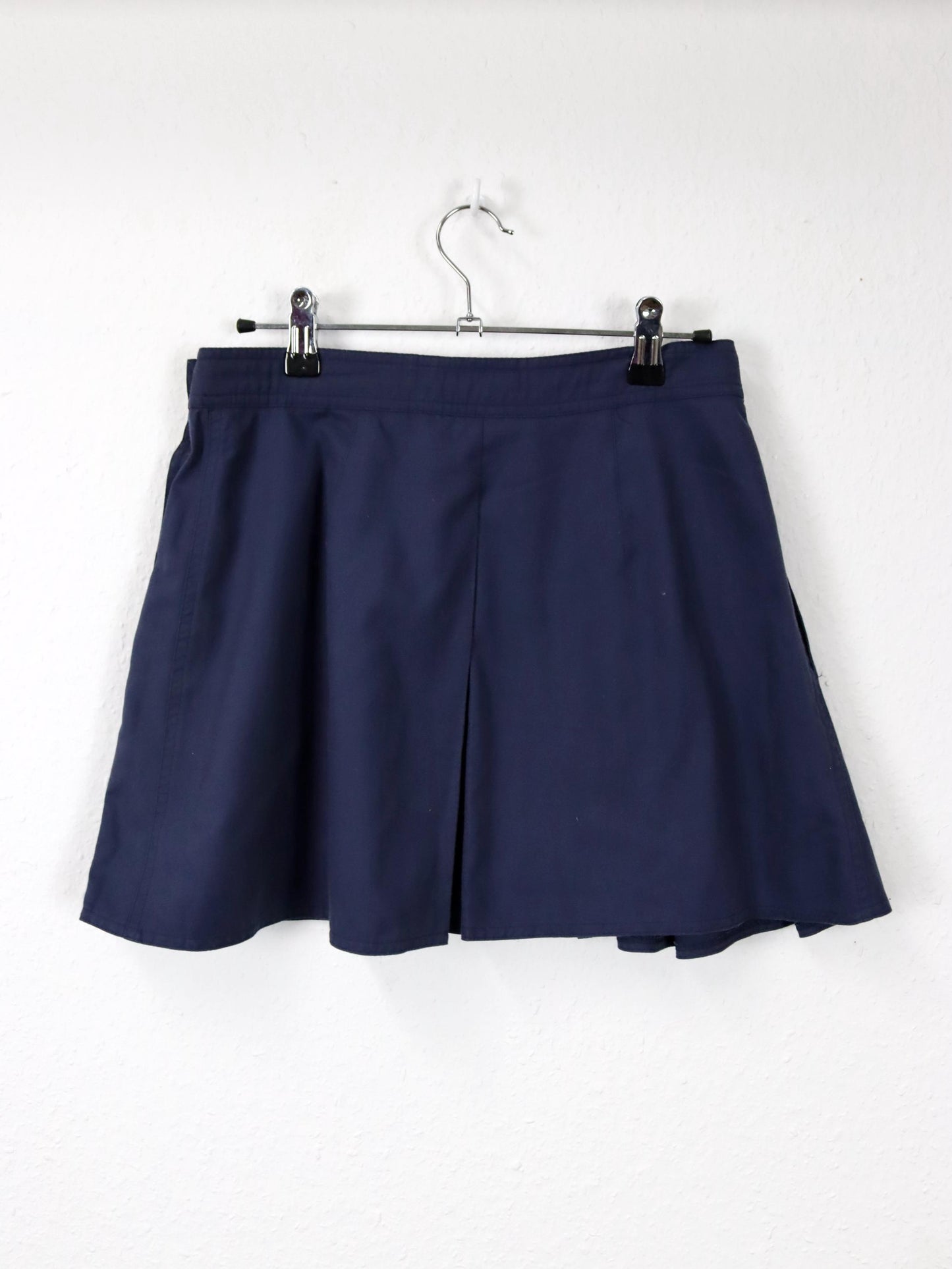 Vintage 80s 90s HEAD tennis skirt mini skirt pleated skirt dark blue 36