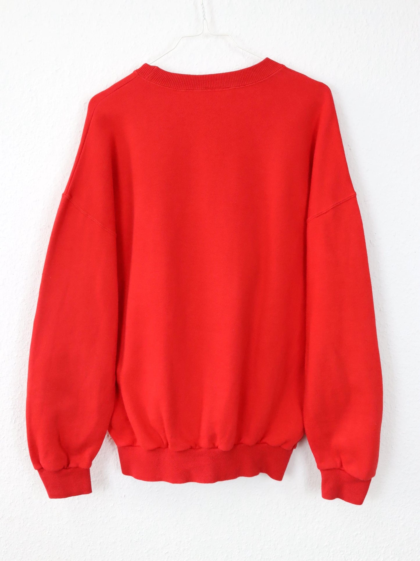 Vintage 80er 90er NORTONS Sweatshirt Overzoning Ice Hockey rot L