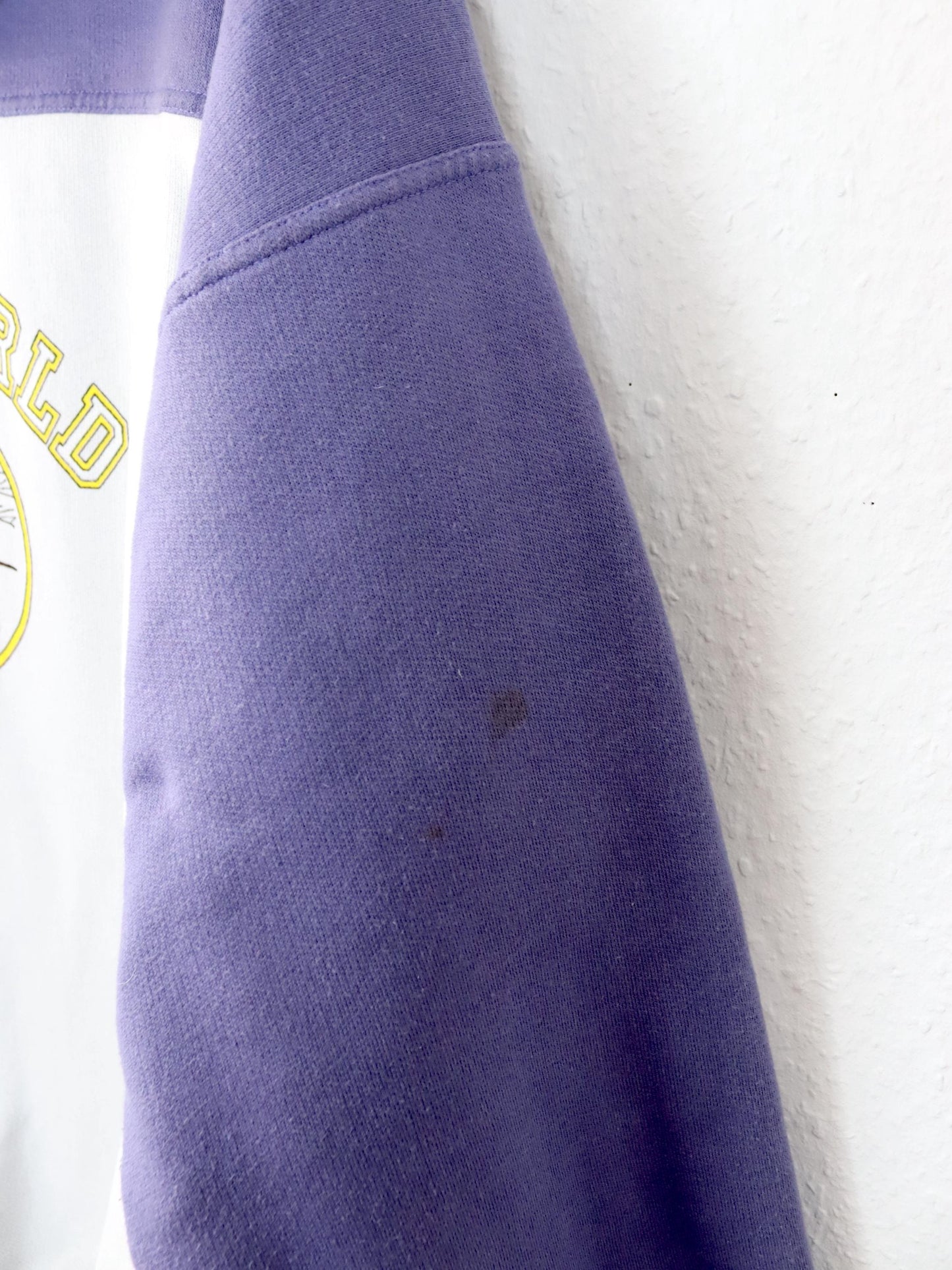 Vintage 80s 90s Rare ADIDAS TAKE OFF Equipment Jacket lightly lined white purple print D7 L