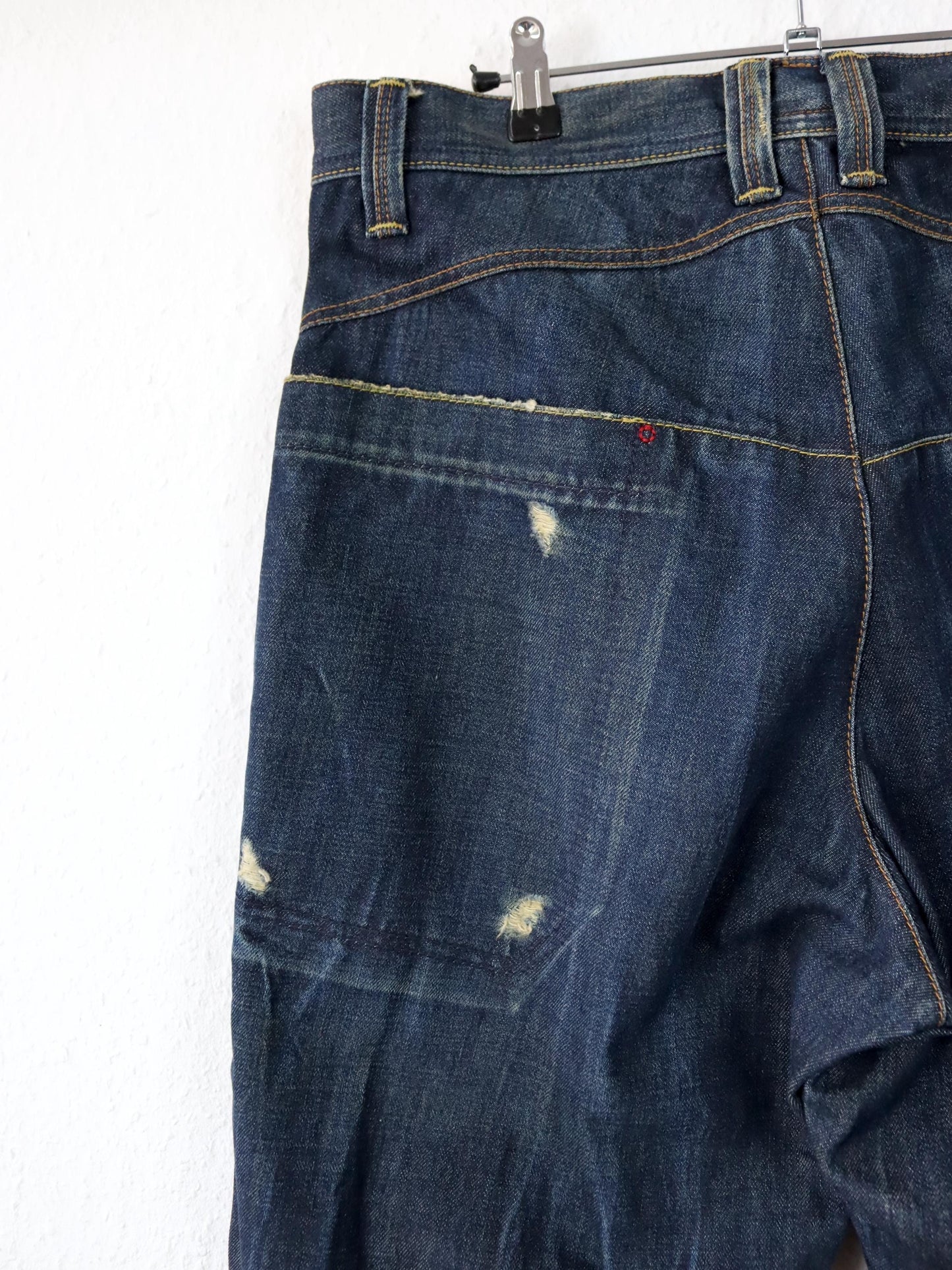 Vintage 90s 00s Y2k ENERGIE F7 Baggy Pants Jeans Wide Leg Deadstock W33
