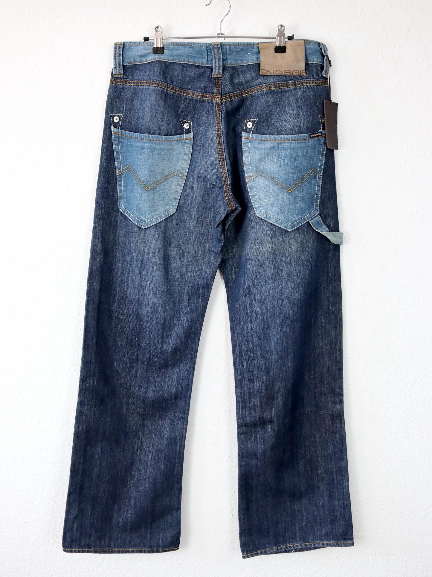 Vintage 90s 00s Y2k ENERGIE Baggy Pants Jeans Wide Leg Deadstock W34