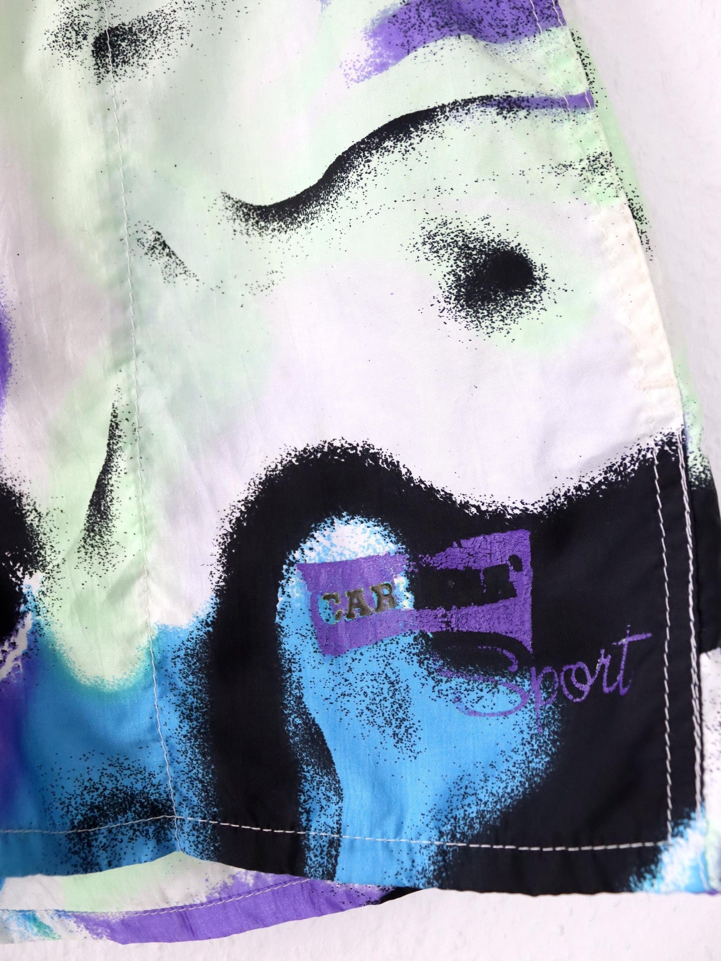 Vintage 80s 90s CARRERA shorts shorts crazy pattern L