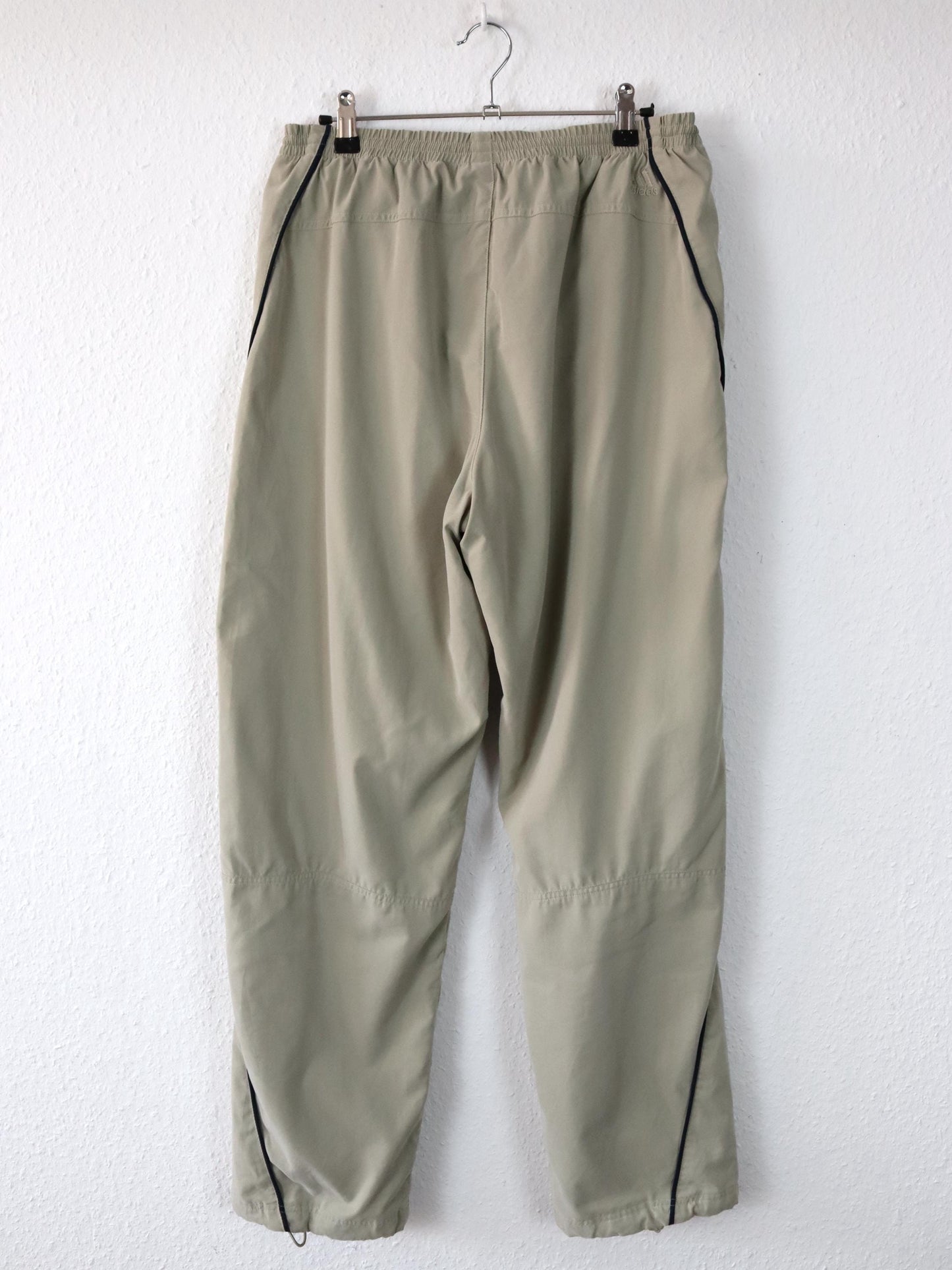 Vintage 90s 00s Y2k ADIDAS jogging pants tracksuit pants beige M