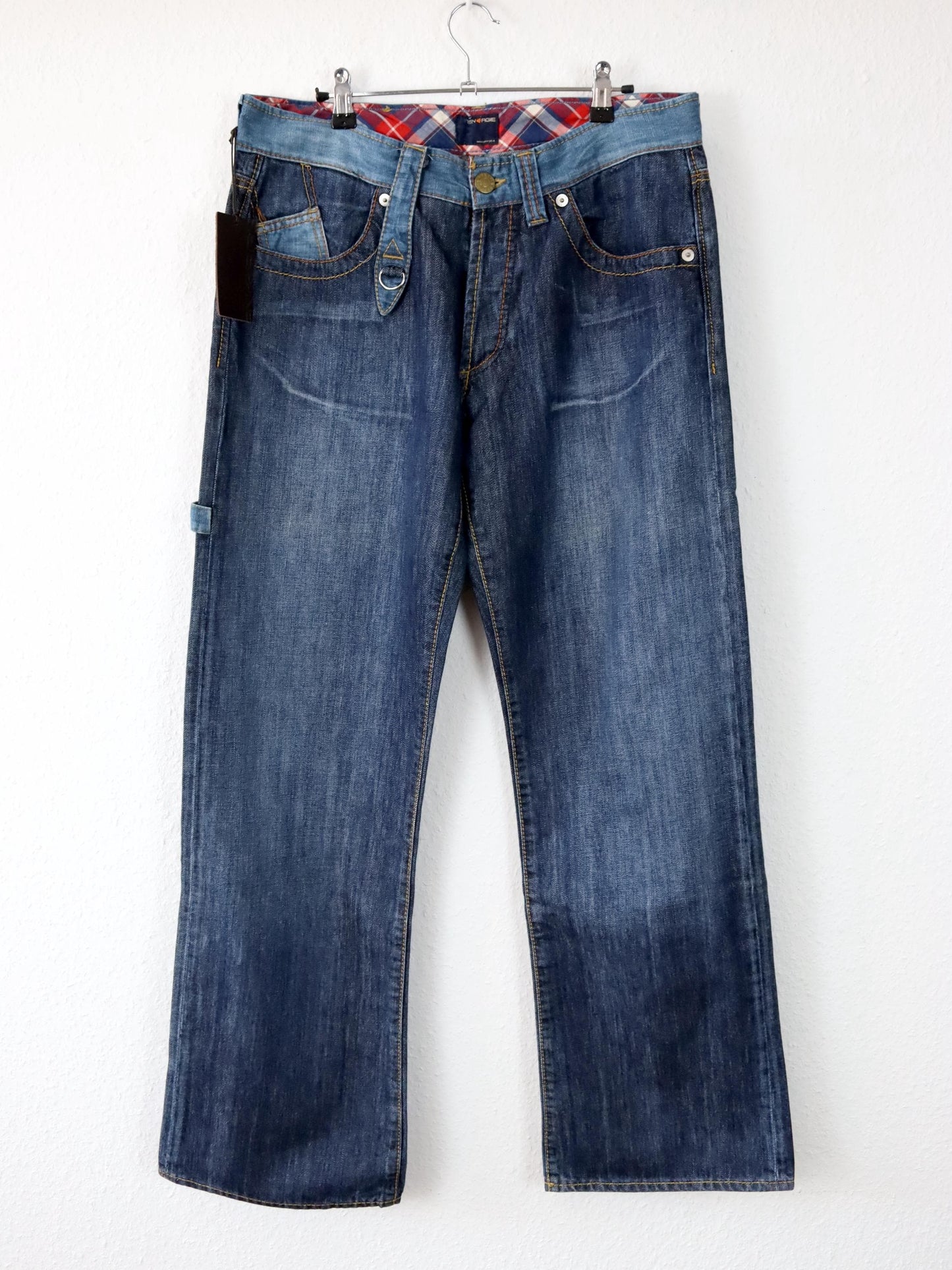 Vintage 90s 00s Y2k ENERGIE Baggy Pants Jeans Wide Leg Deadstock W34