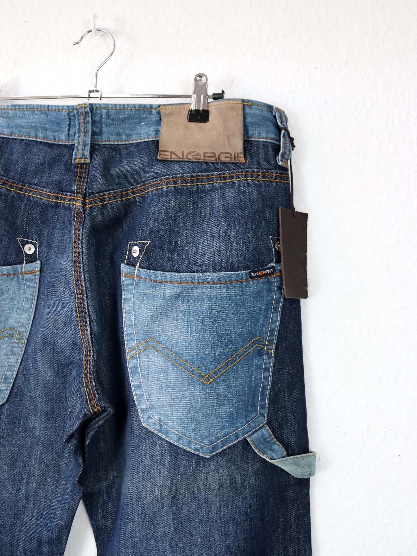 Vintage 90s 00s Y2k ENERGIE Baggy Pants Jeans Wide Leg Deadstock W34