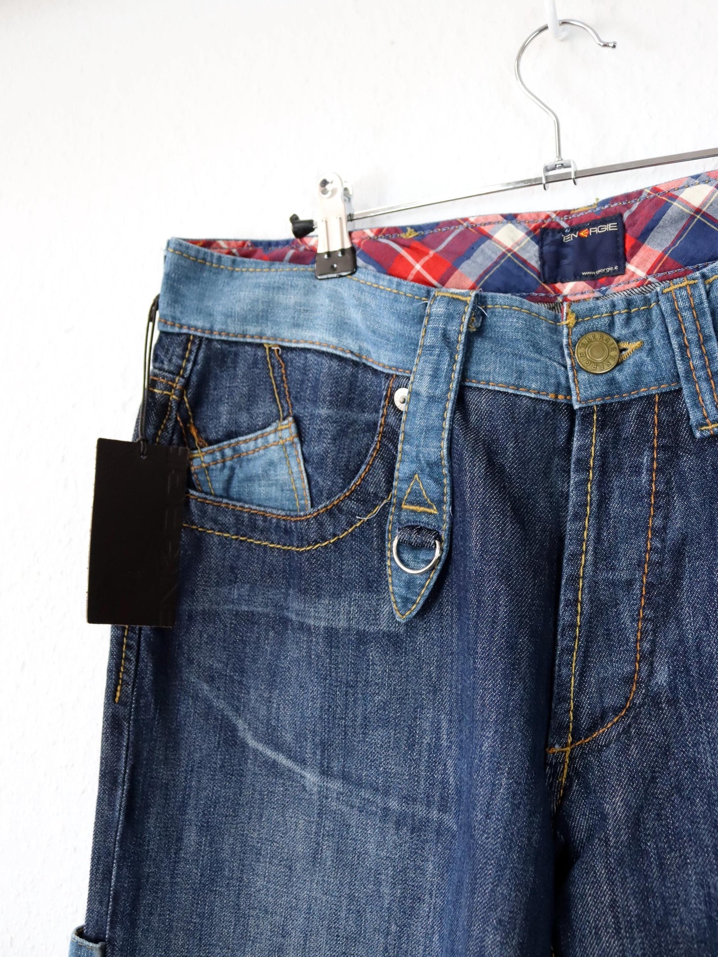 Vintage 90s 00s Y2k ENERGIE Baggy Pants Jeans Wide Leg Deadstock W34